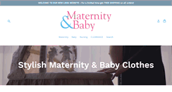 Desktop Screenshot of maternityandbaby.com.au